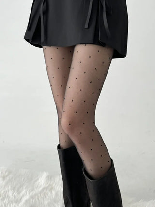 Loss Pattern See-through Pantyhose 3 Types
