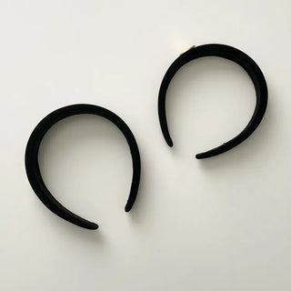 Dress & Makeup Velvet Gold Hardware Headband Hairband 2 Types
