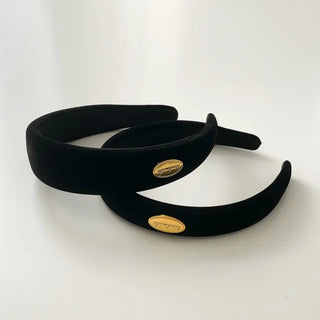 Dress & Makeup Velvet Gold Hardware Headband Hairband 2 Types