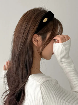 Dress & Makeup Velvet Gold Hardware Headband Hairband 2 Types