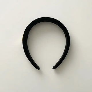 Dress & Makeup Velvet Gold Hardware Headband Hairband 2 Types