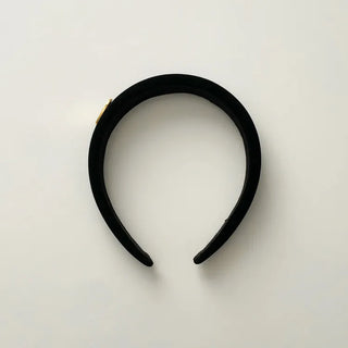 Dress & Makeup Velvet Gold Hardware Headband Hairband 2 Types