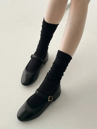 Seni Cubic Ribbon See-through Pantyhose