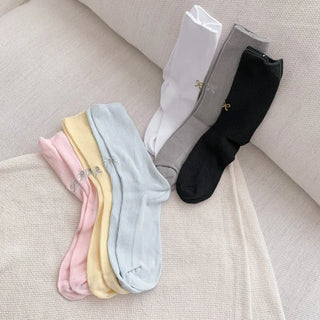 Summer Outfit Socks, See-through Knee Socks, Ribbon Long Socks Collection