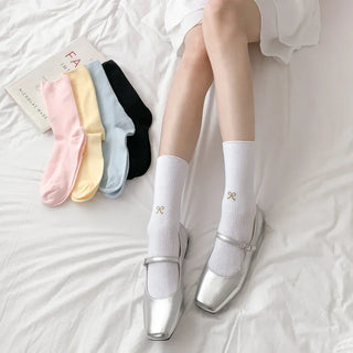 Summer Outfit Socks, See-through Knee Socks, Ribbon Long Socks Collection