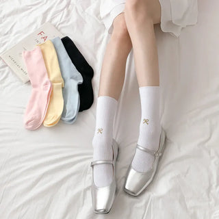 Summer Outfit Socks, See-through Knee Socks, Ribbon Long Socks Collection