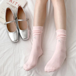 Summer Outfit Socks, See-through Knee Socks, Ribbon Long Socks Collection