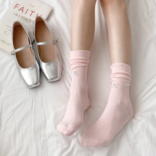 Summer Outfit Socks, See-through Knee Socks, Ribbon Long Socks Collection