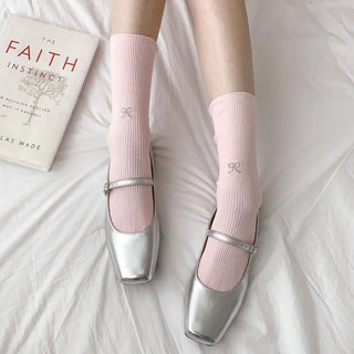 Summer Outfit Socks, See-through Knee Socks, Ribbon Long Socks Collection