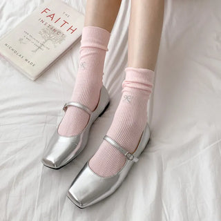 Summer Outfit Socks, See-through Knee Socks, Ribbon Long Socks Collection