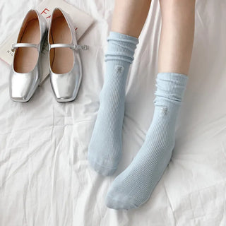 Summer Outfit Socks, See-through Knee Socks, Ribbon Long Socks Collection