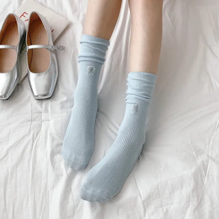 Summer Outfit Socks, See-through Knee Socks, Ribbon Long Socks Collection