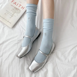 Summer Outfit Socks, See-through Knee Socks, Ribbon Long Socks Collection
