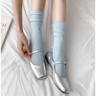 Summer Outfit Socks, See-through Knee Socks, Ribbon Long Socks Collection