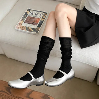Summer Outfit Socks, See-through Knee Socks, Ribbon Long Socks Collection