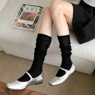 Summer Outfit Socks, See-through Knee Socks, Ribbon Long Socks Collection