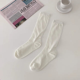 Summer Outfit Socks, See-through Knee Socks, Ribbon Long Socks Collection