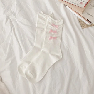 Summer Outfit Socks, See-through Knee Socks, Ribbon Long Socks Collection
