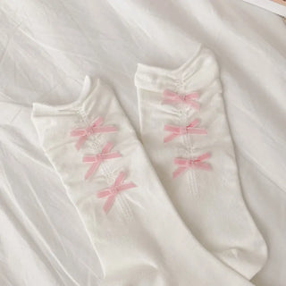 Summer Outfit Socks, See-through Knee Socks, Ribbon Long Socks Collection