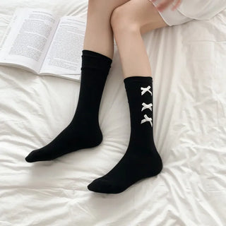 Summer Outfit Socks, See-through Knee Socks, Ribbon Long Socks Collection
