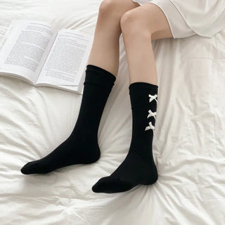 Summer Outfit Socks, See-through Knee Socks, Ribbon Long Socks Collection