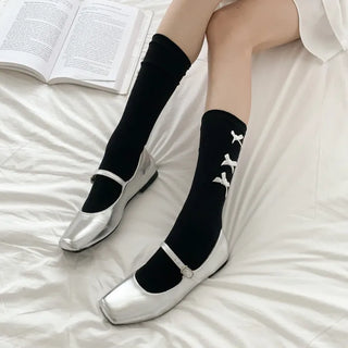 Summer Outfit Socks, See-through Knee Socks, Ribbon Long Socks Collection