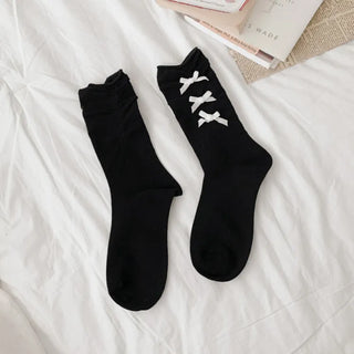 Summer Outfit Socks, See-through Knee Socks, Ribbon Long Socks Collection