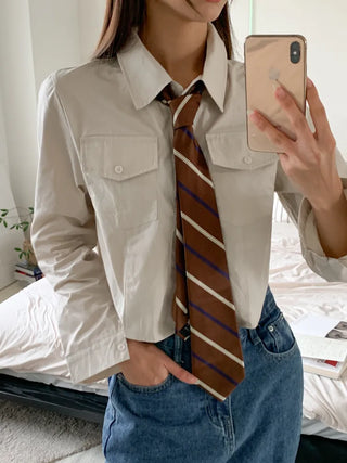 Brini Long Stripe Manual Tie