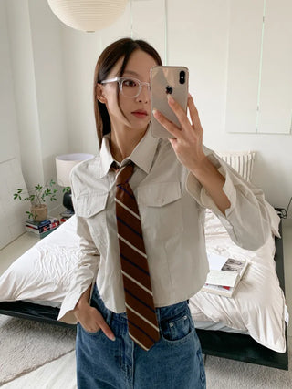 Brini Long Stripe Manual Tie