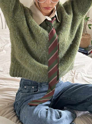 Brini Long Stripe Manual Tie