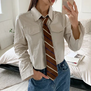 Brini Long Stripe Manual Tie