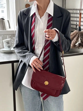 Slash Line Long Manual Necktie