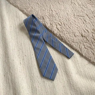 Slash Line Long Manual Necktie