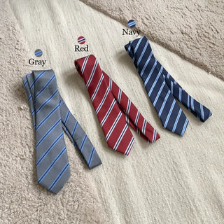 Slash Line Long Manual Necktie