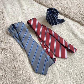 Slash Line Long Manual Necktie