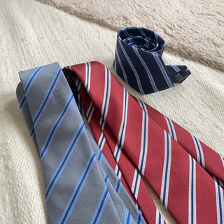 Slash Line Long Manual Necktie