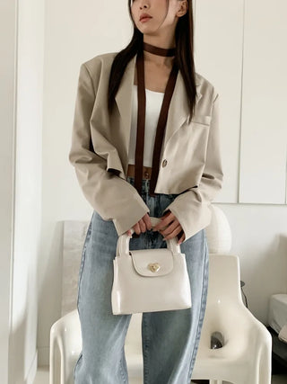 Luciter Slim Plain Scarf Muffler