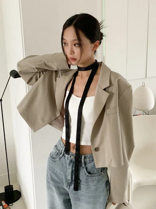 Luciter Slim Plain Scarf Muffler