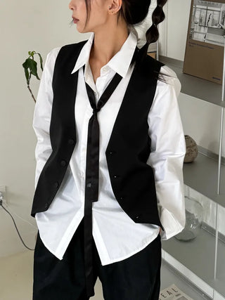 Luciter Slim Plain Scarf Muffler