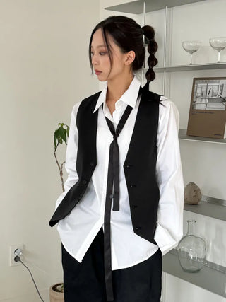 Luciter Slim Plain Scarf Muffler