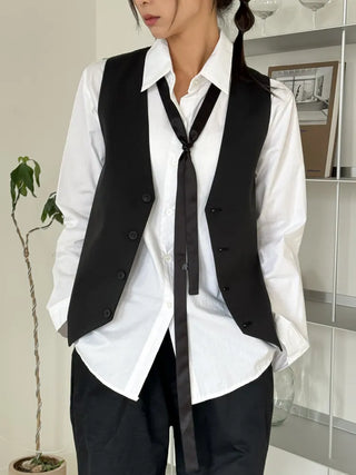 Luciter Slim Plain Scarf Muffler