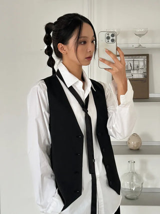 Luciter Slim Plain Scarf Muffler