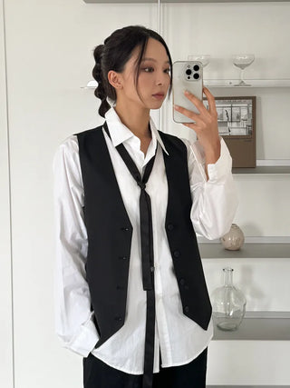 Luciter Slim Plain Scarf Muffler