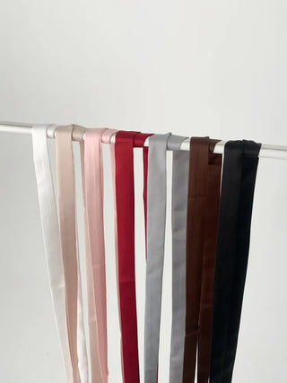 Luciter Slim Plain Scarf Muffler