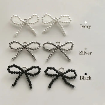 Bolly Pearl Ribbon Charm for Sneakers/Shoe Decoration
