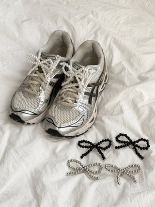 Bolly Pearl Ribbon Charm for Sneakers/Shoe Decoration