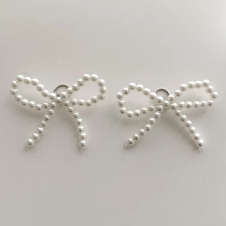 Bolly Pearl Ribbon Charm for Sneakers/Shoe Decoration