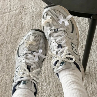 Bolly Pearl Ribbon Charm for Sneakers/Shoe Decoration