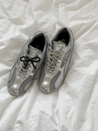 Bolly Pearl Ribbon Charm for Sneakers/Shoe Decoration