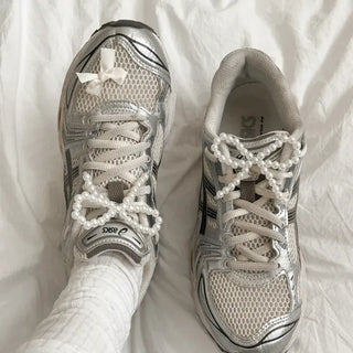 Bolly Pearl Ribbon Charm for Sneakers/Shoe Decoration